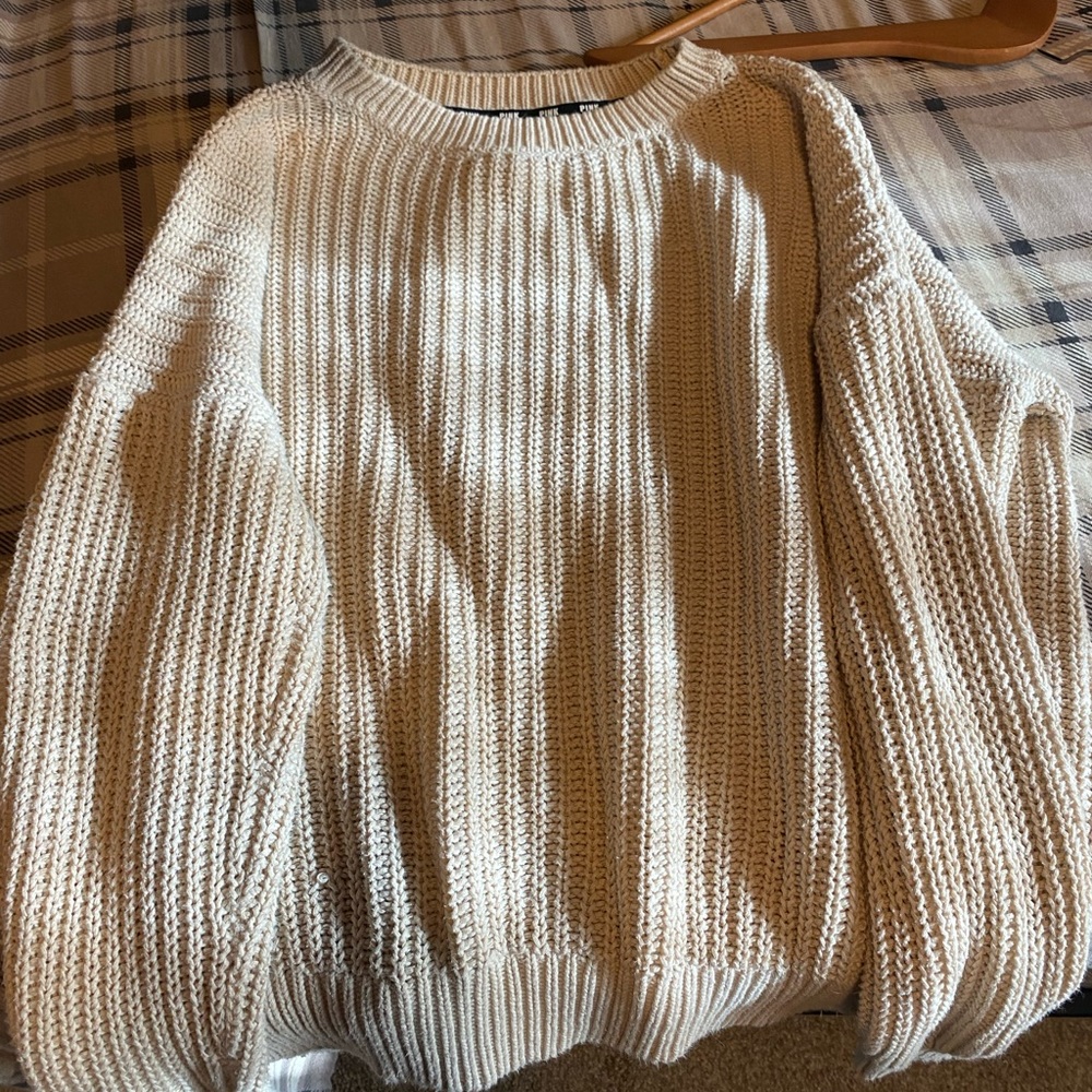 Pink brand knit sweater